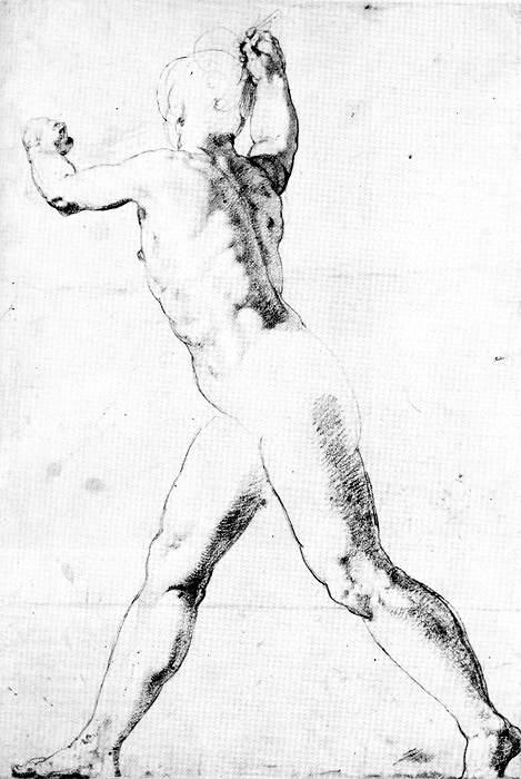 ZUCCARO  Taddeo Study of a Male Nude Sweden oil painting art